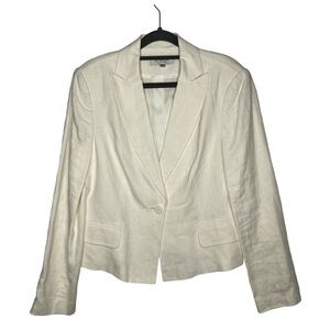 Emanuel Ungaro White Linen Jacket Size 10